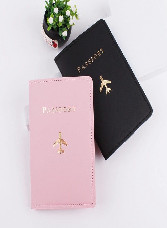 Snogisa Passport Wallets Travel Holder Set, Honeymoon gift, couple passport holder for honeymoon, Travel Luggage Tags Passport Cover for Wedding Bridal Shower Gift - Image 2
